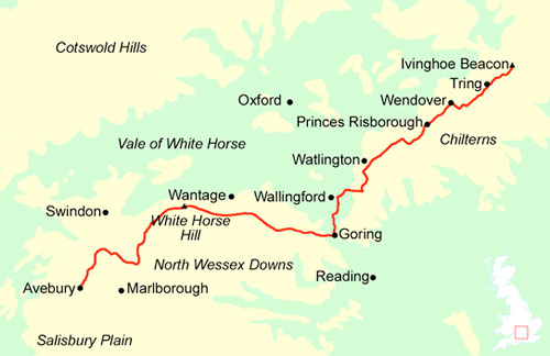 The route of the Ridgeway